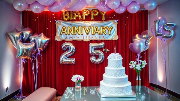 Top idées pour une décoration d'anniversaire 25 ans mémorable
